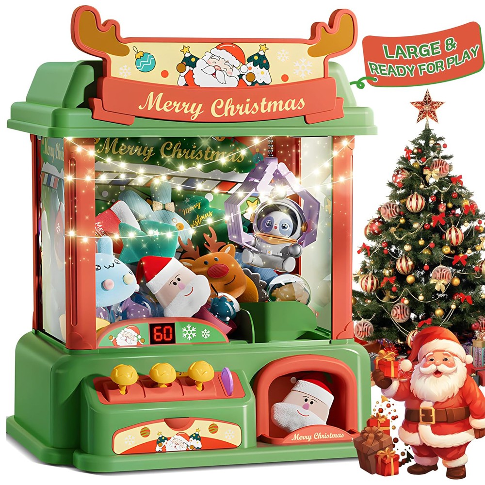 Arcade Game Vending Machine - Mesin cakar Natal untuk anak-anak mesin