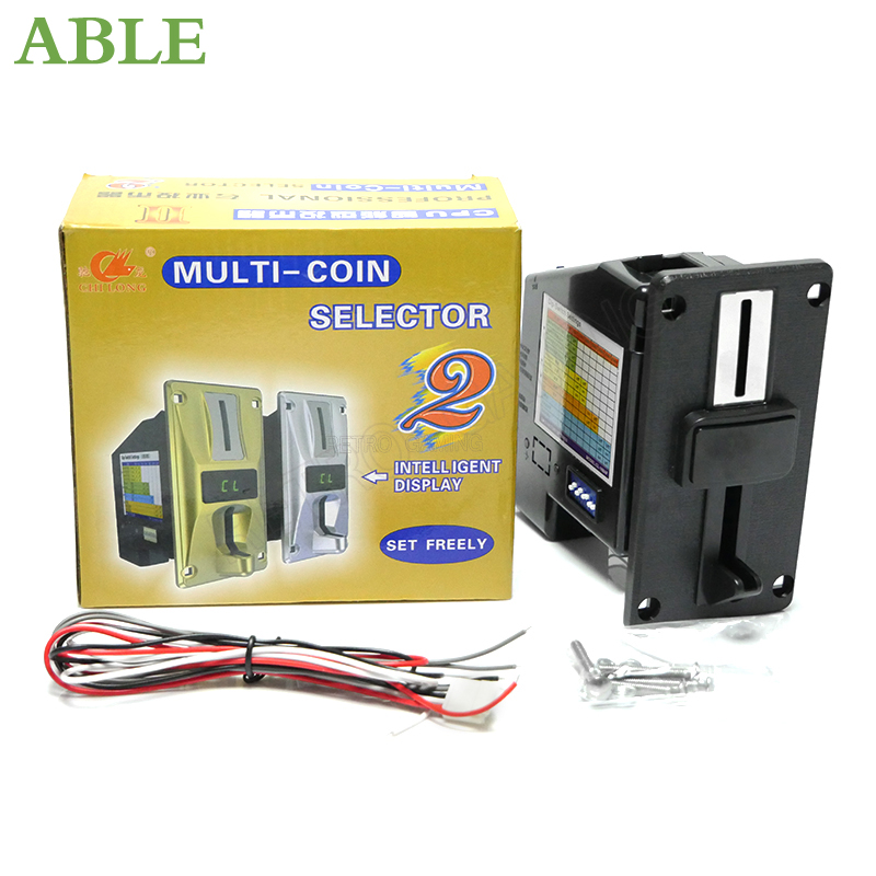 Arcade Game Vending Machine - Pemilih Akseptor Koin Multi CL-168 Gulungan