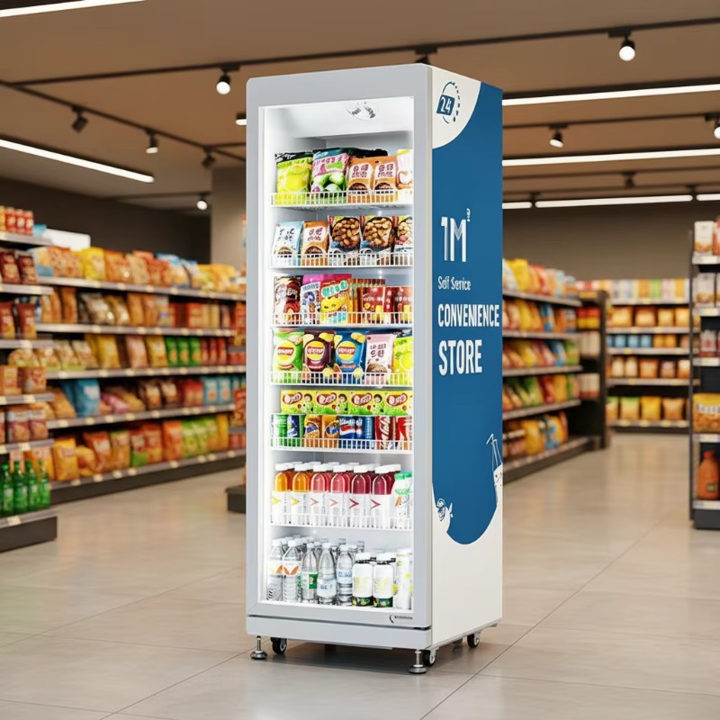 Open Vending Machine - Mesin Vending Otomatis FOODLINE yang Dapat