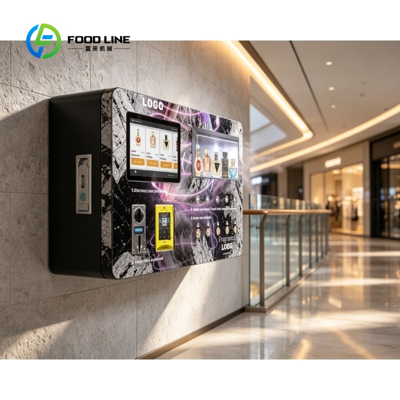 Open Vending Machine - Mesin Penjual Parfum Dinding Terpasang, Botol