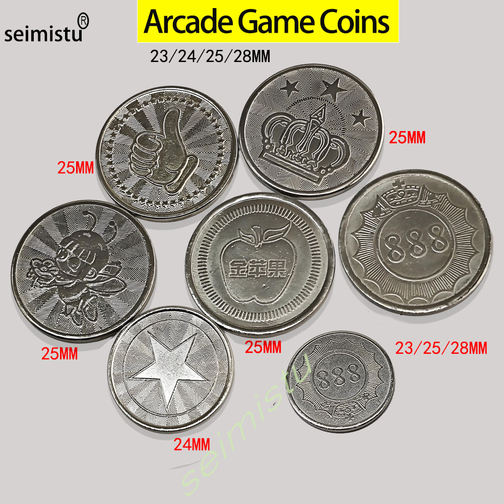 Arcade Game Vending Machine - 100 Buah Koin Arcade Desain Mahkota