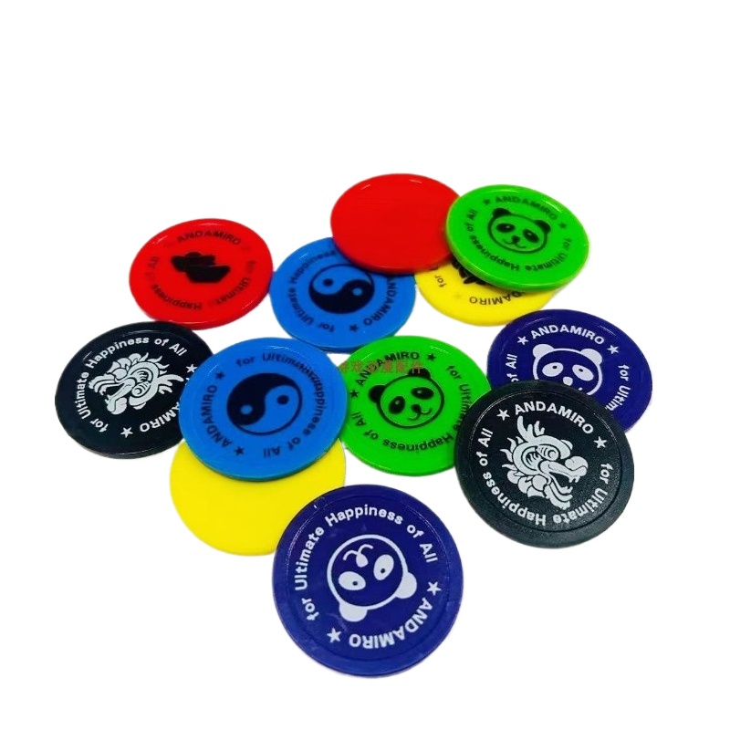 Arcade Ticket Machine - 500pcs Koin Token Plastik Kustom untuk