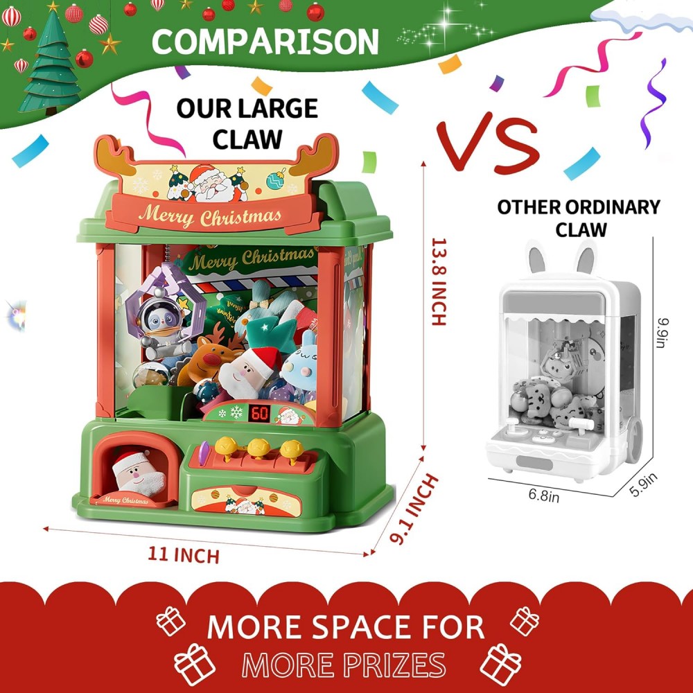 Mesin cakar Natal untuk anak-a - Arcade Game Vending Machine ulasan dan harga