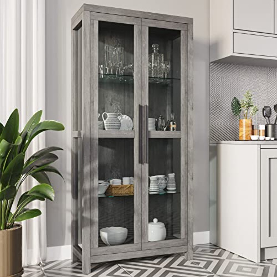 Lemari Pajangan Kaca Avalon 68 - Glass Cabinet Display ulasan dan harga