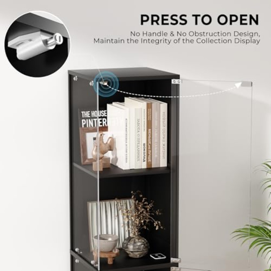 Lemari pajangan sudut dengan p - Glass Cabinet Display ulasan dan harga