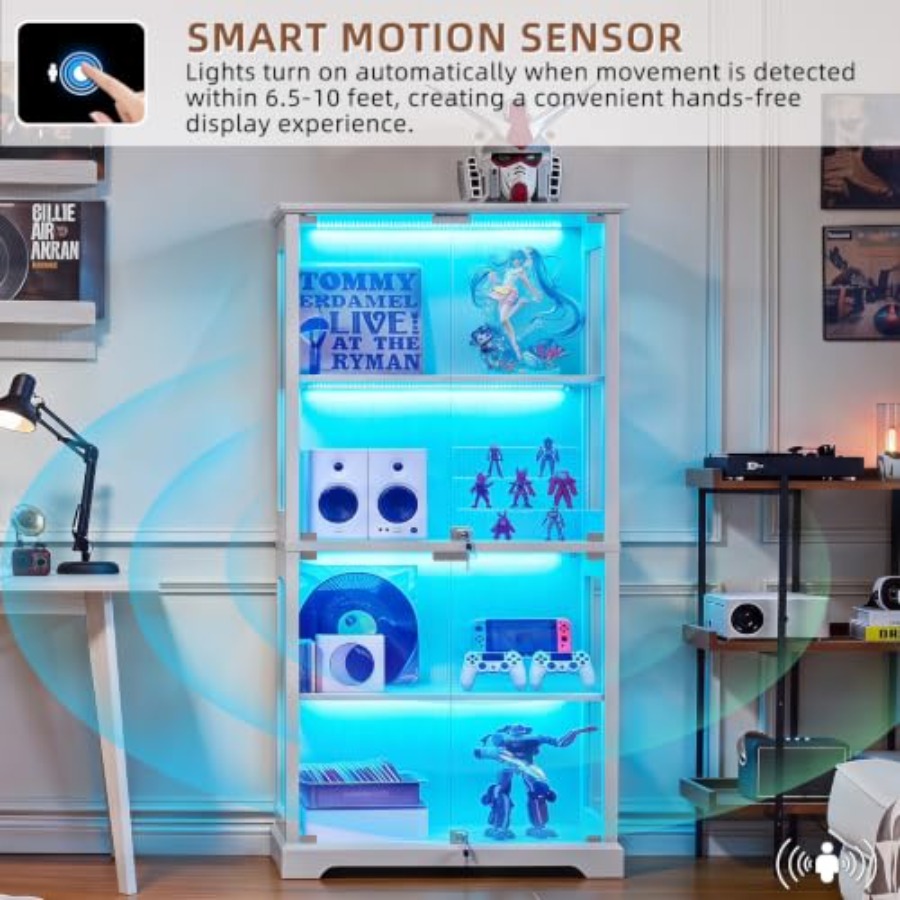 Lemari Pajangan Kaca Gaya Farm - Glass Cabinet Display ulasan dan harga
