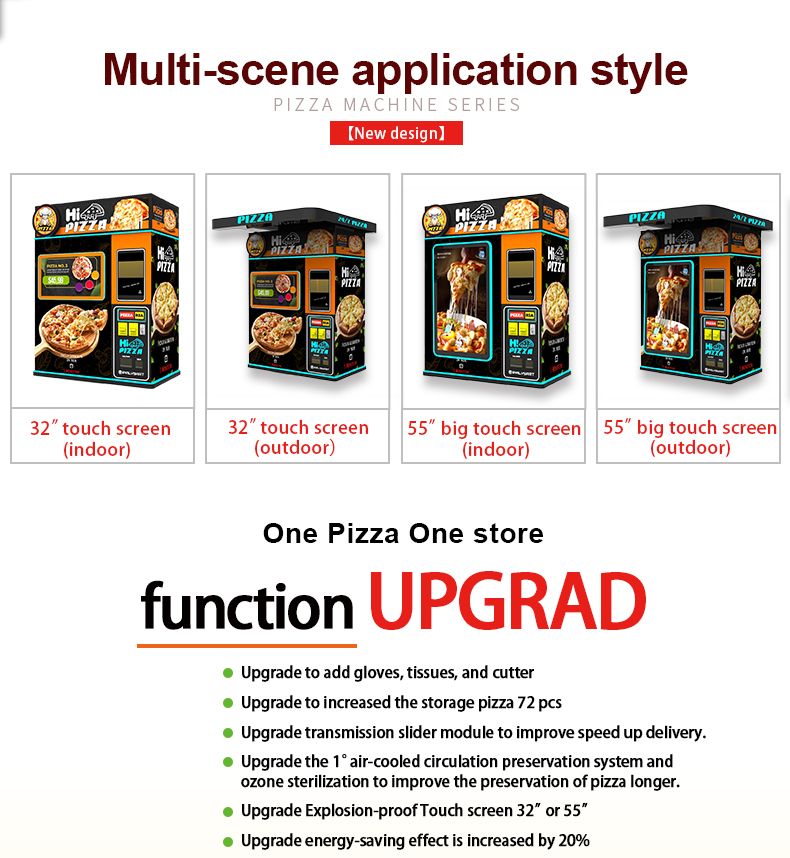 Mesin Pembuat Pizza Keju Otoma - Commercial Vending Machine ulasan dan harga