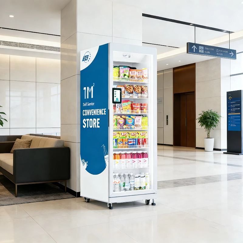 Mesin Penjual Otomatis Kombina - Open Vending Machine ulasan dan harga