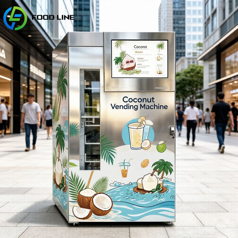 Mesin Penjual Kelapa Segar Oto - Open Vending Machine ulasan dan harga