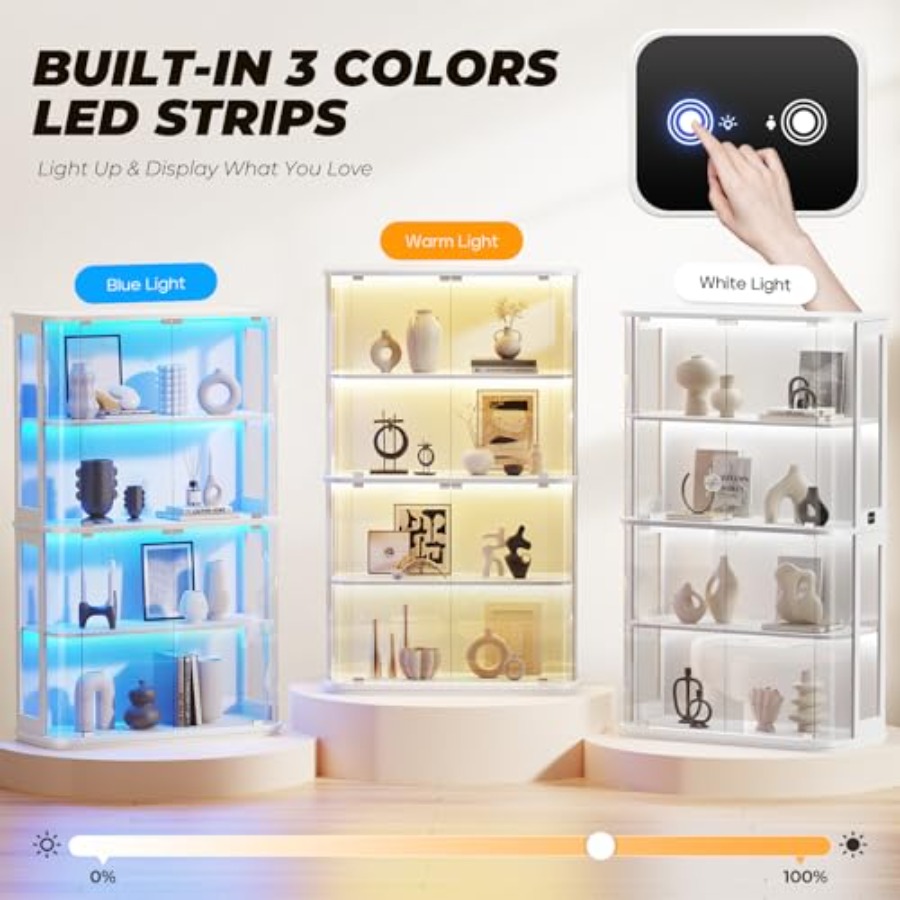 Lemari pajang berbentuk bulat  - Glass Cabinet Display ulasan dan harga
