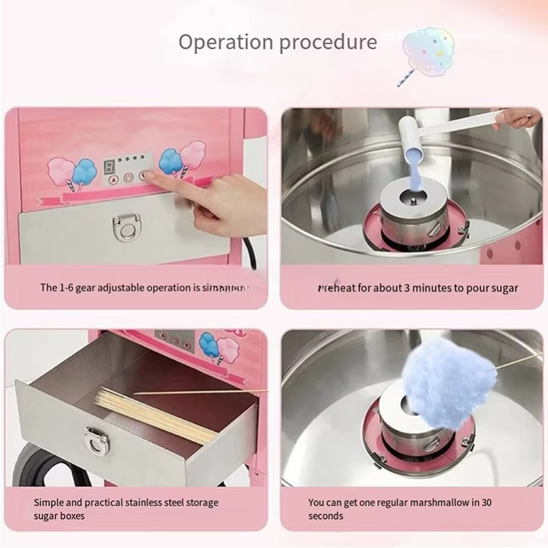 Mesin Pembuat Arum Manis Terba - Candy Floss Machine ulasan dan harga