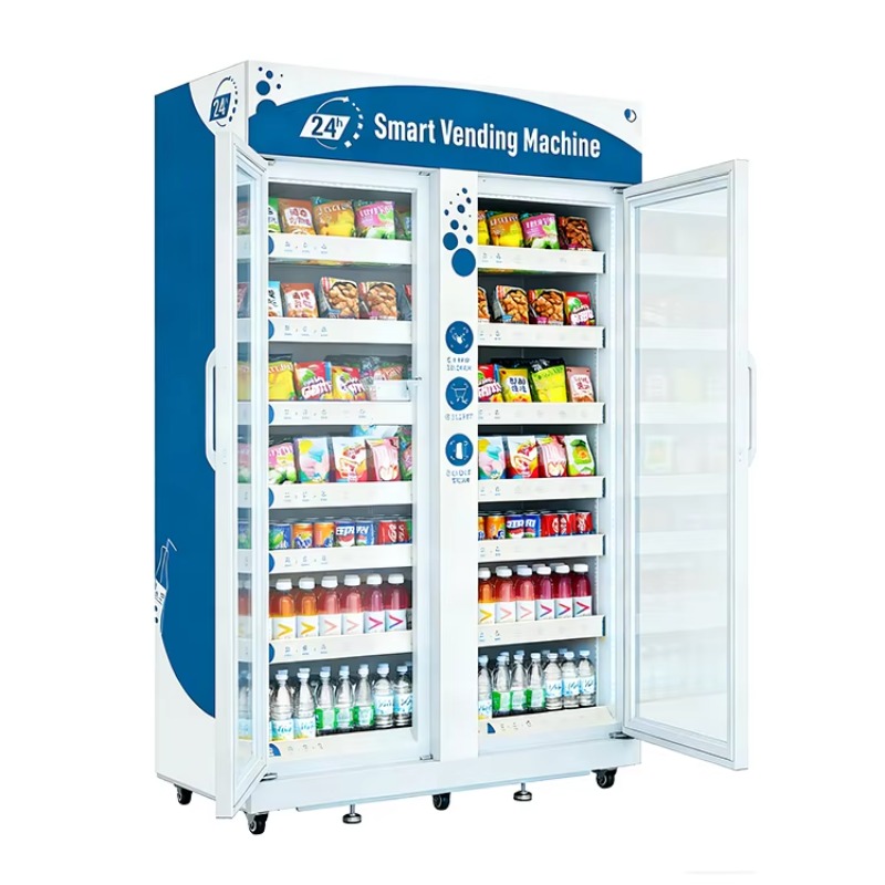Kulkas Pintar AI EU/US Tanpa T - Open Vending Machine ulasan dan harga