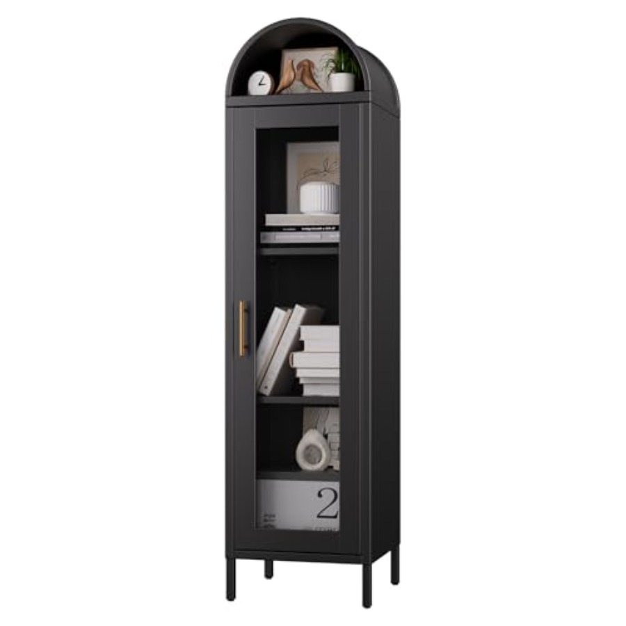 Lemari Pajangan Berbentuk Leng - Glass Cabinet Display ulasan dan harga