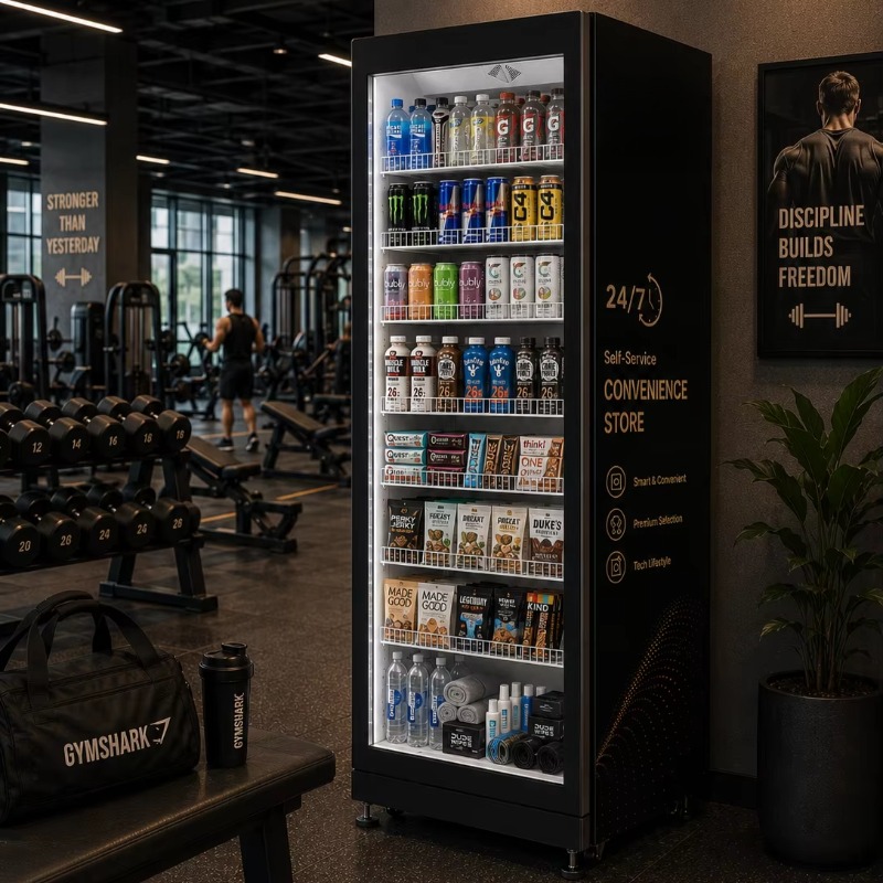 Mesin Penjual Otomatis Kombina - Open Vending Machine ulasan dan harga