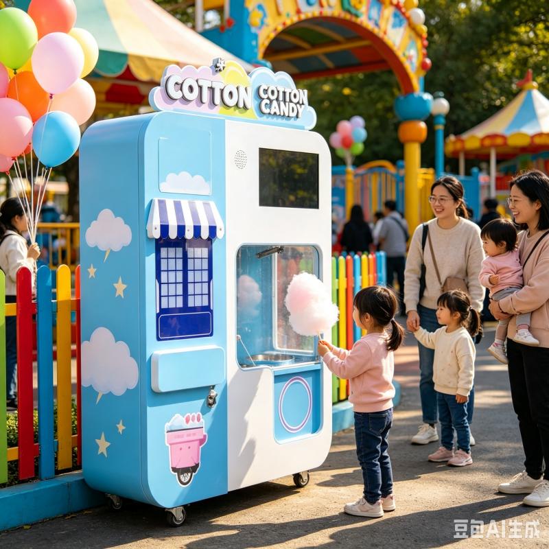 Mesin Penjual Permen Kapas Kus - Candy Floss Machine ulasan dan harga